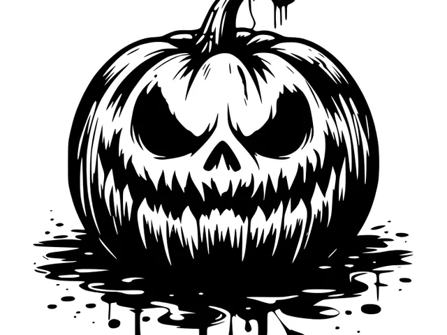 Coaster: Angry pumpkin