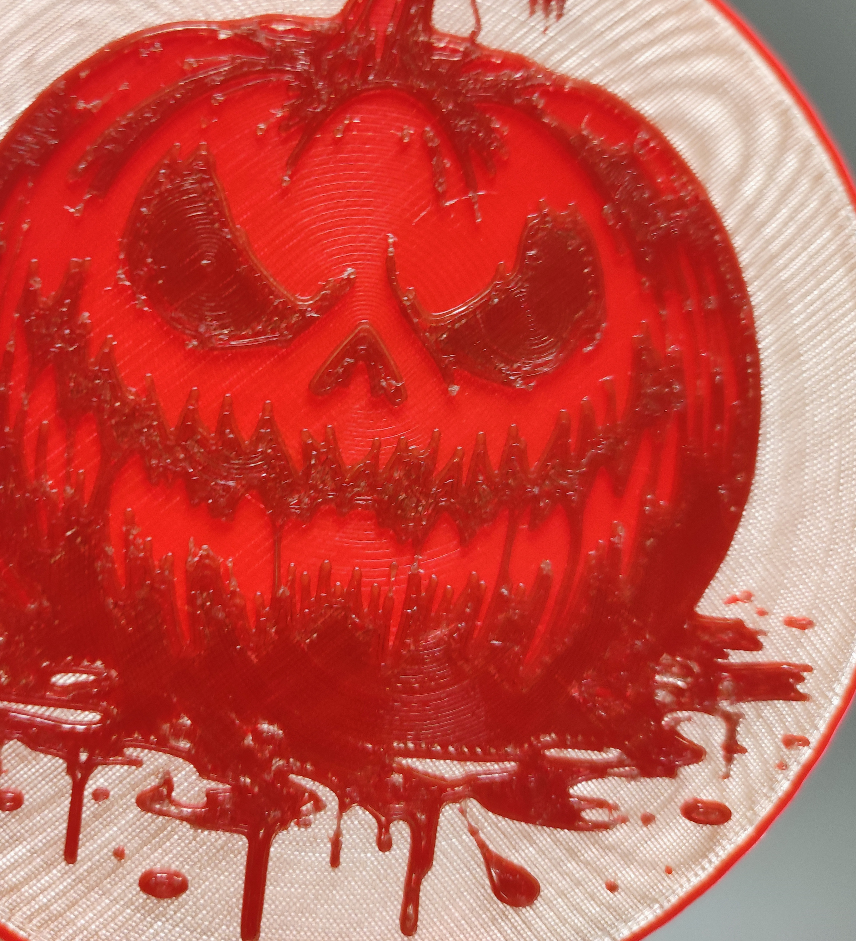 Miniatura 3 do modelo 3D Coaster: Angry pumpkin