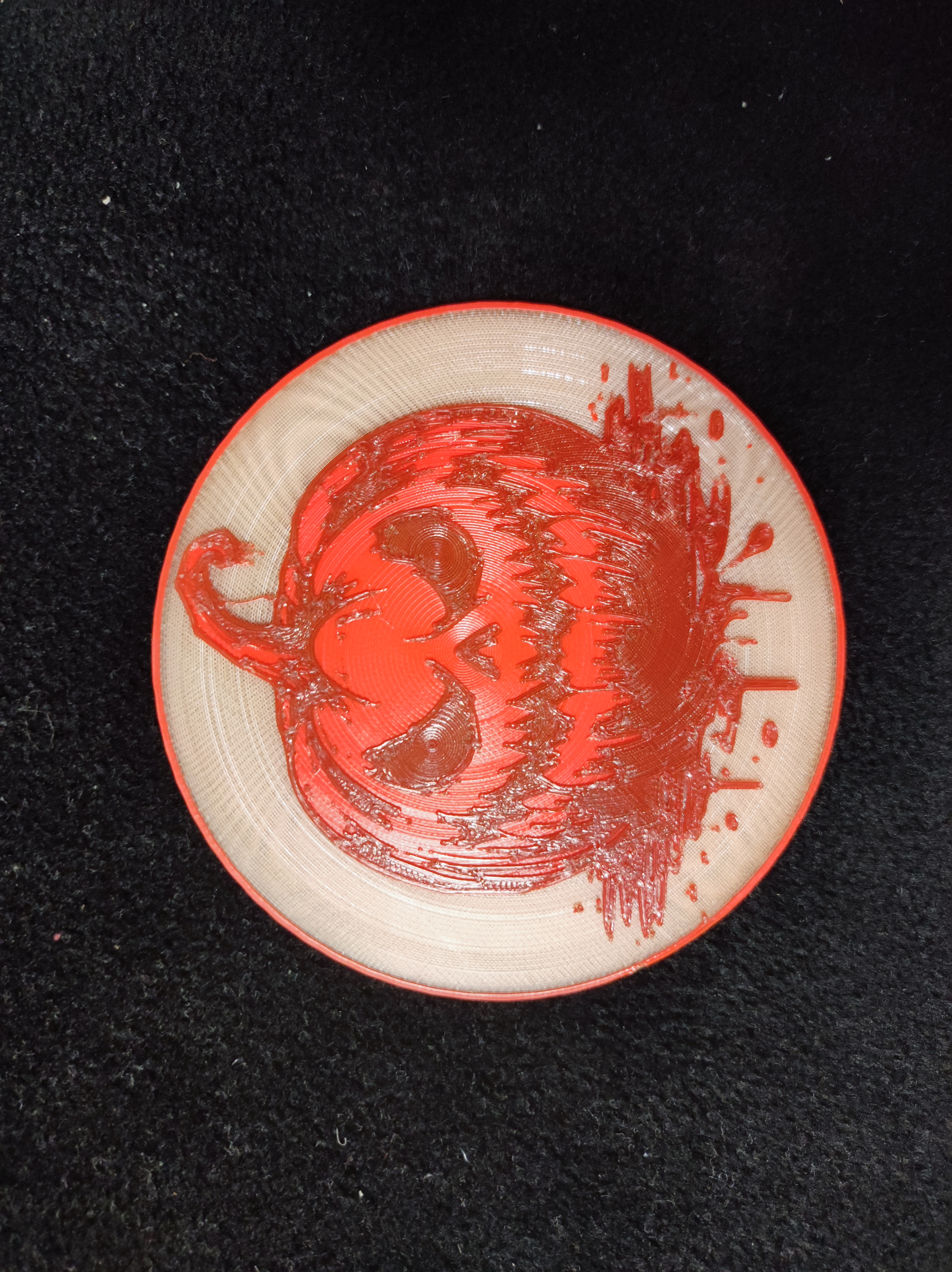 Miniatura 4 do modelo 3D Coaster: Angry pumpkin