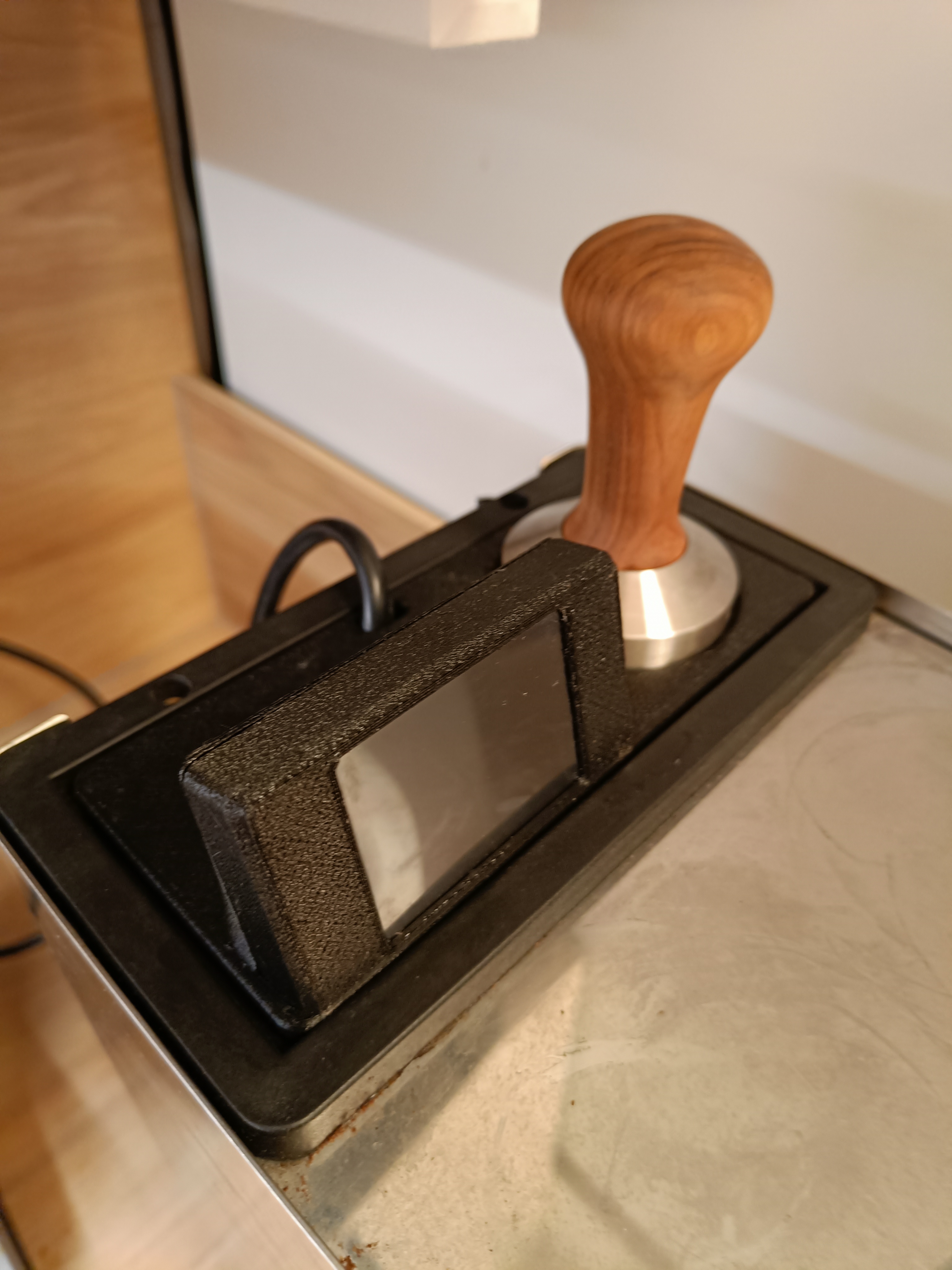 Gaggiuino GC Nextion mount no-hinge no-door Gaggia Classic
