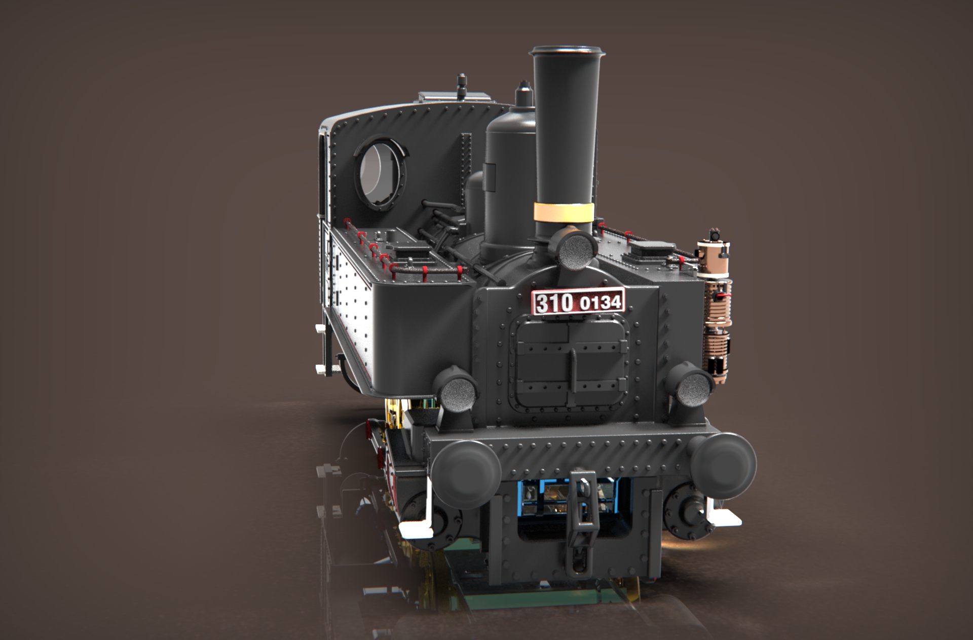 Steam Locomotive 310.0134 KAFEMLEJNEK [1:25] — thumbnail 3