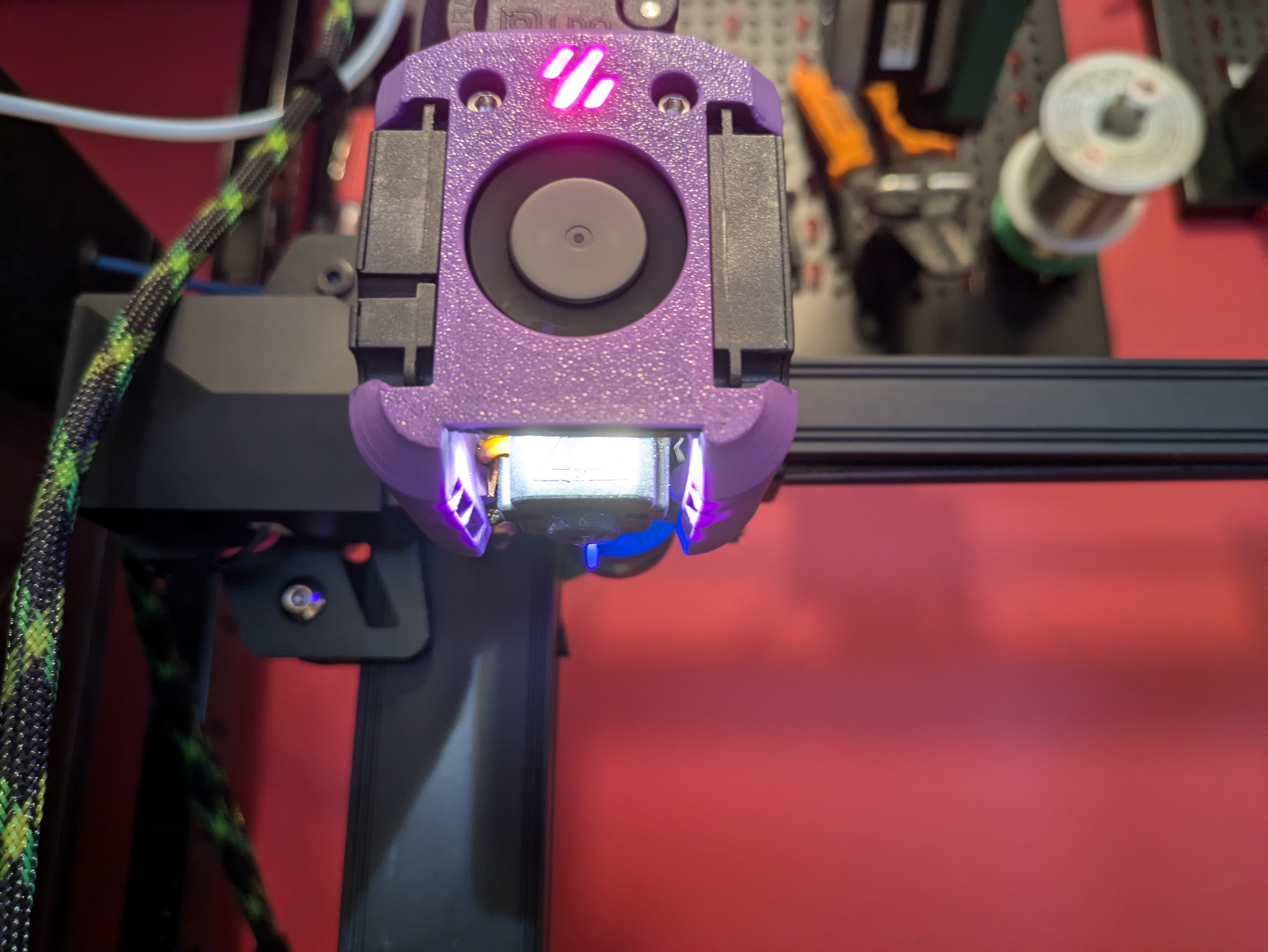 Dragon Burner hotend mount for Red Lizard V5 Pro