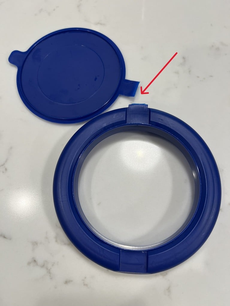 Replacement Lid for Finish Dishwasher Tabs Container — thumbnail 3