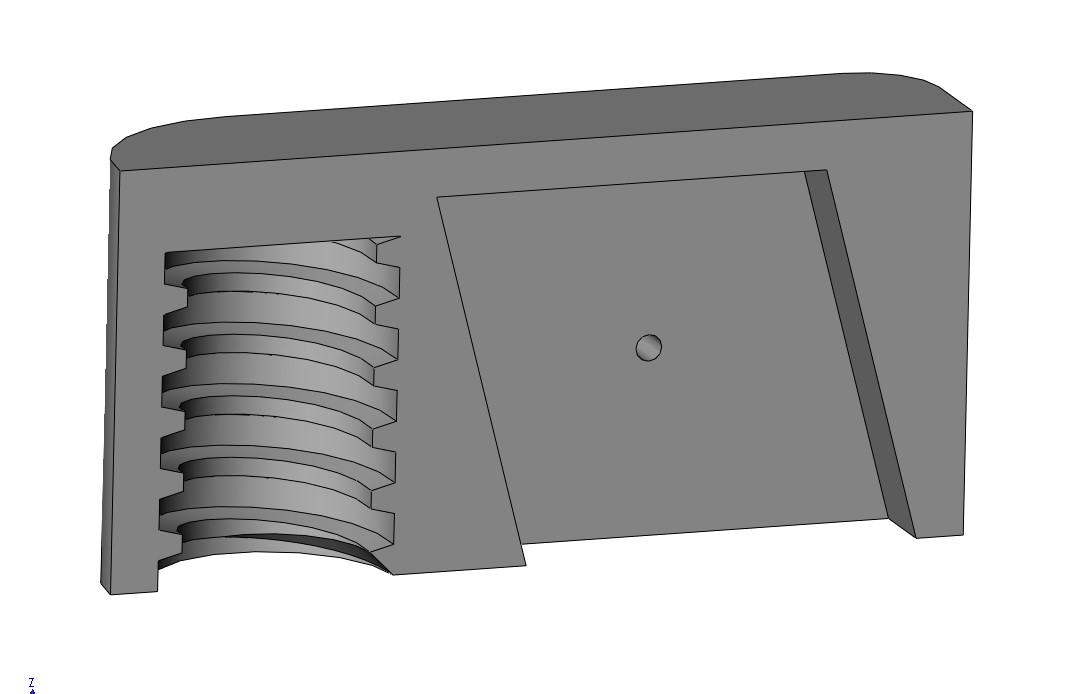 ACME Thread Broom Handle or Extension Pole Mount for Gutters — miniatura 6