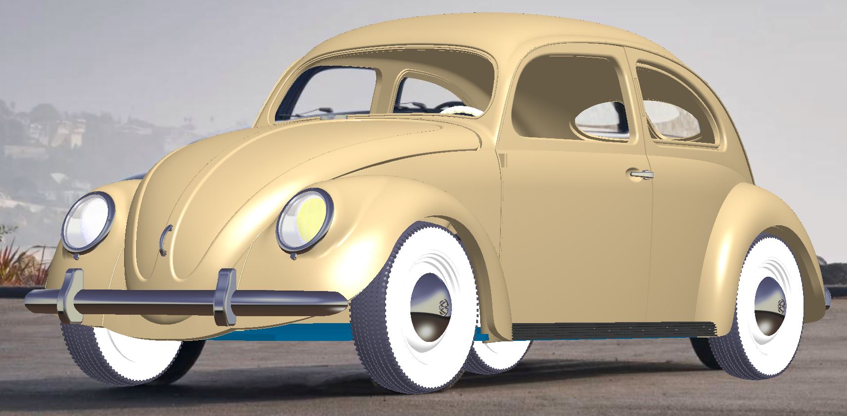 VW Beetle Split Window smooth body