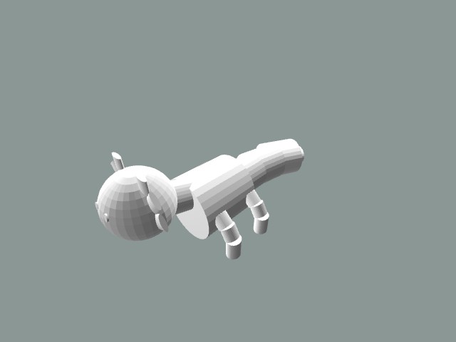 Lowpoly Axolotl