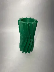 Simple Twisted Modern Style Vase
