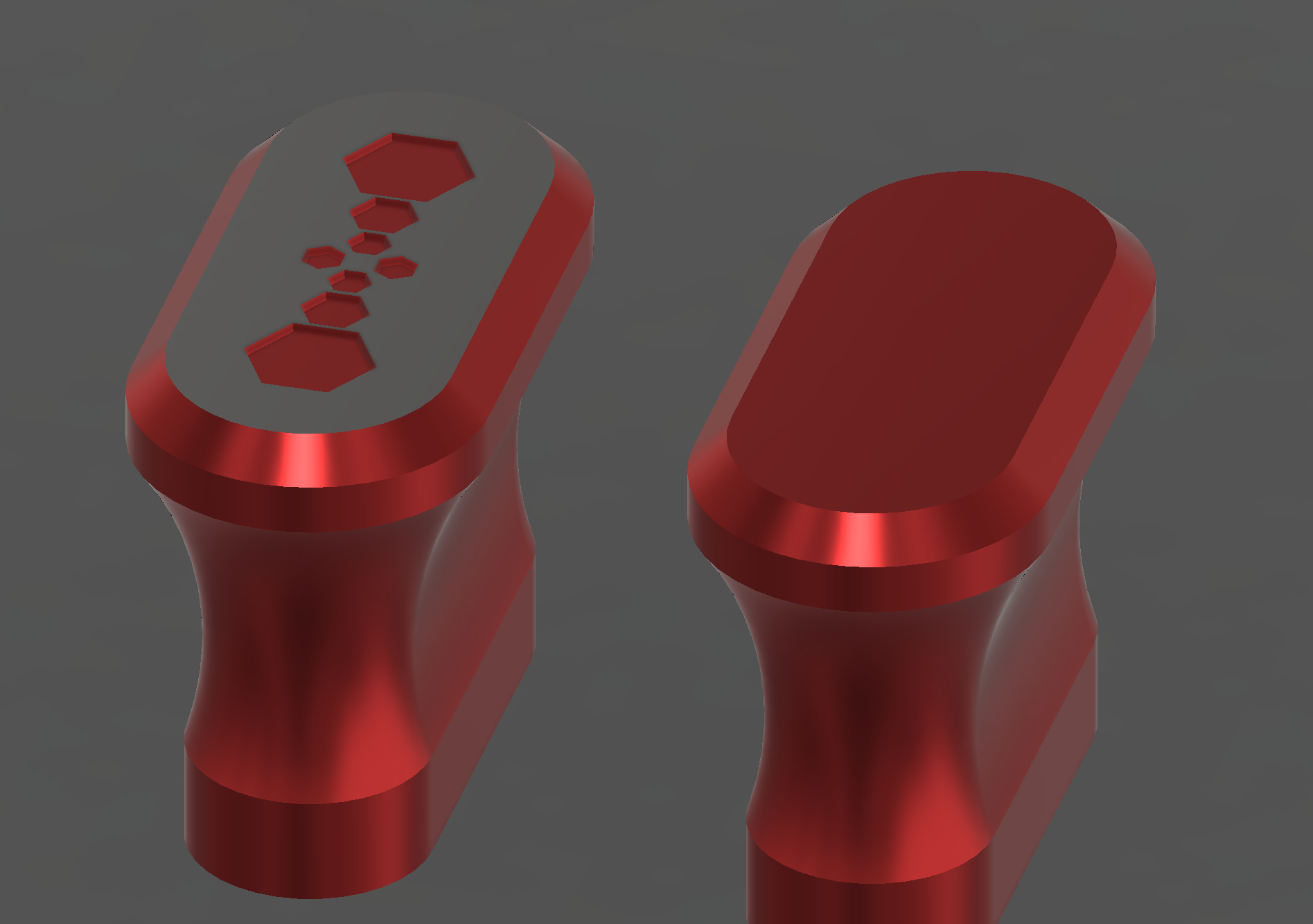 K1-Door-Handle longer w/hex and w/o hex