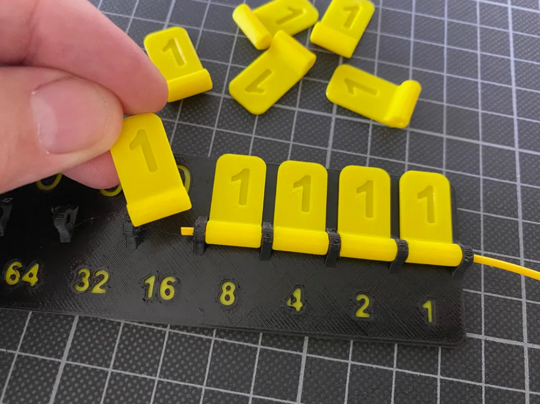 Binary to Decimal Learning Tool (Binär Dezimal Lernhilfe) — miniatura 2