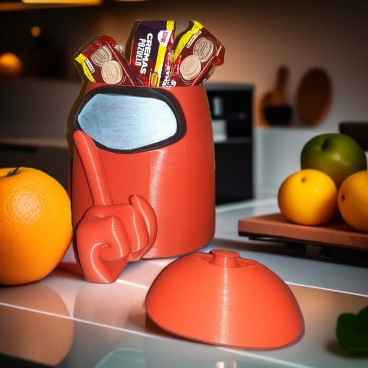 Shhh Amongus Cookie Jar