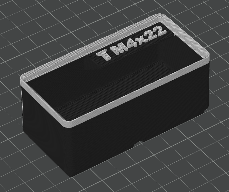 Box M4x22 Senkkopf