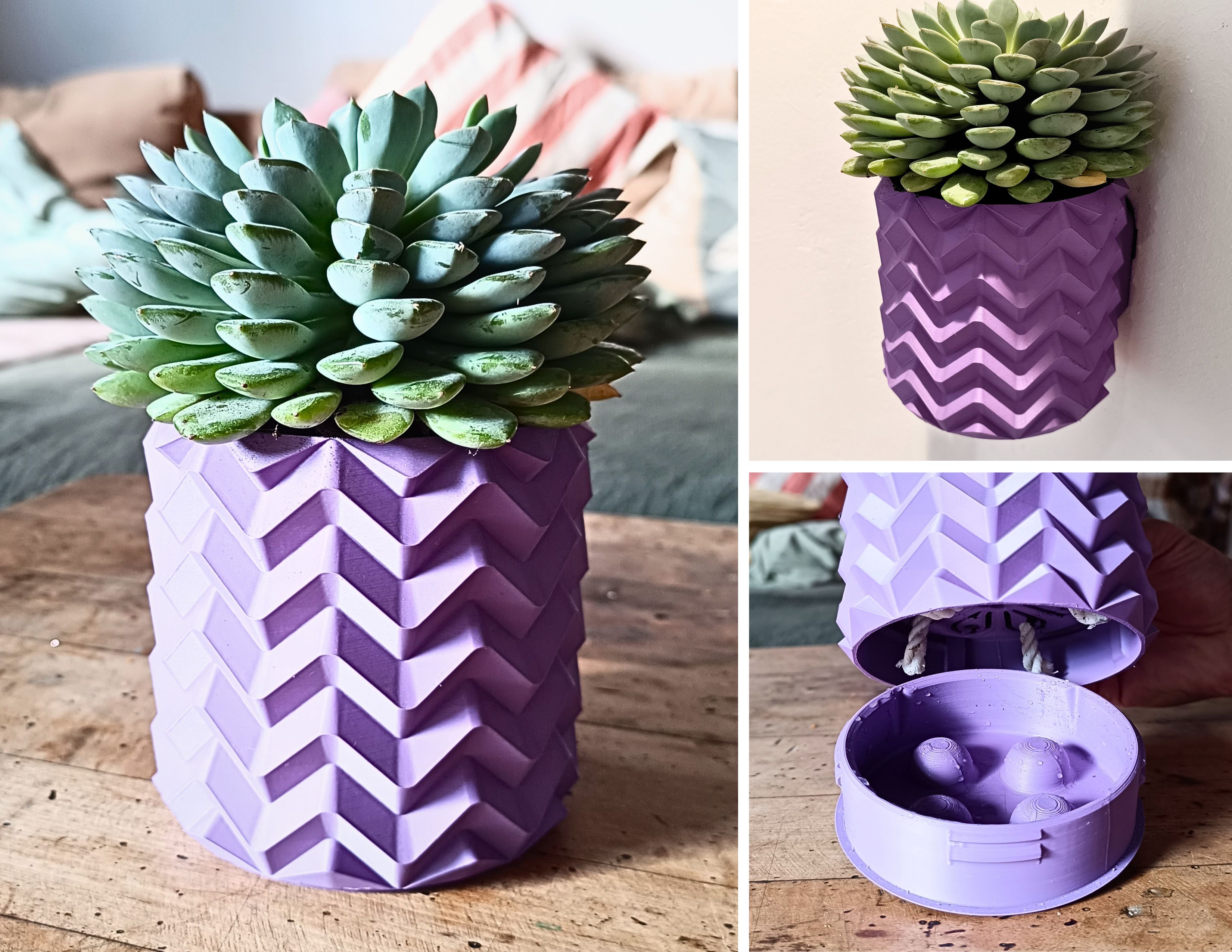 Wall Planter 1.27 Zickzack v2