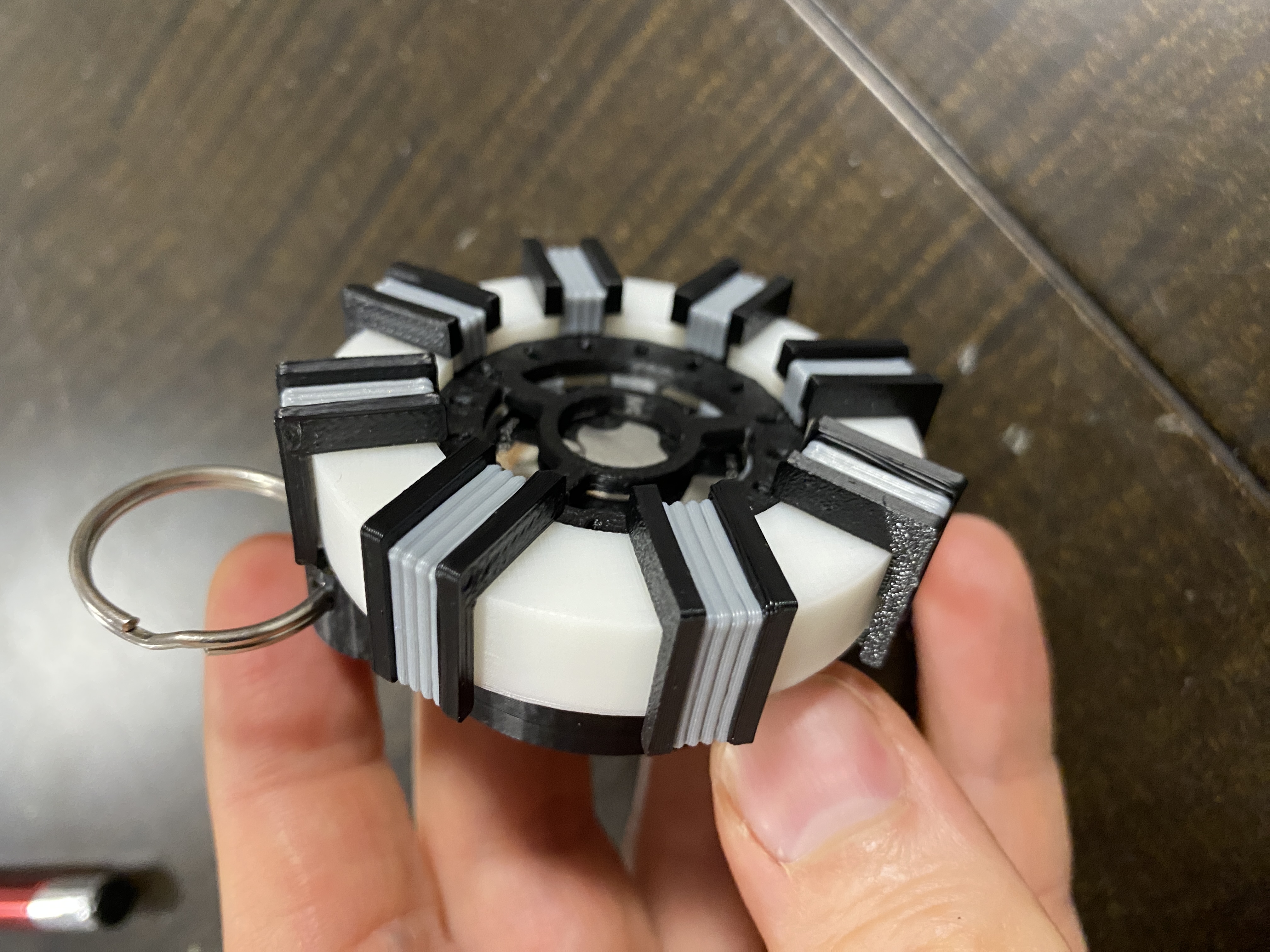 IronTag - Airtag case and holder looks like IronMan Arc Reactor
