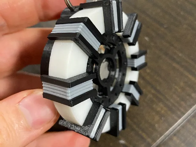 IronTag - Airtag case and holder looks like IronMan Arc Reactor