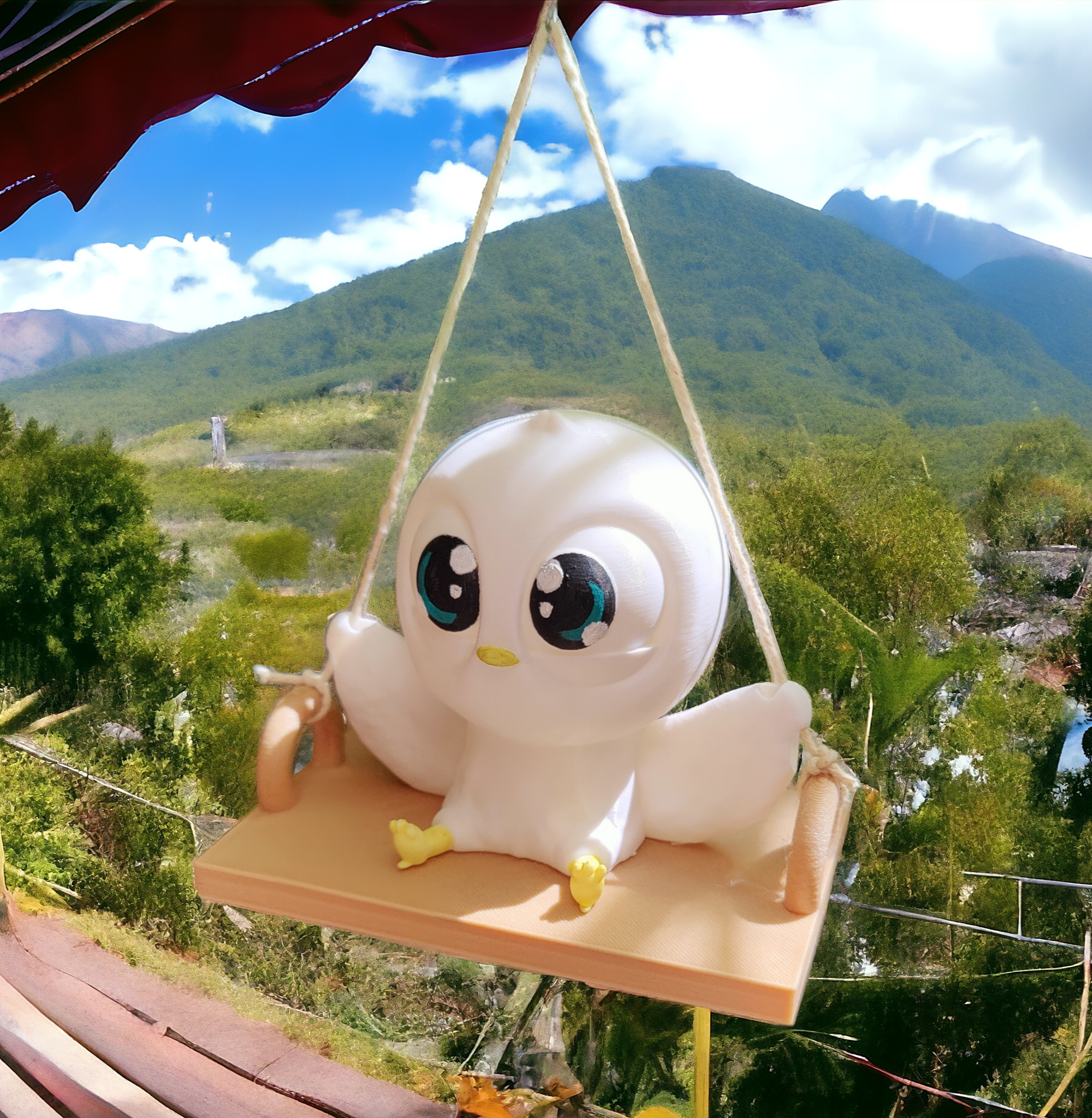 Cute Swinging Bird ( No Support )
