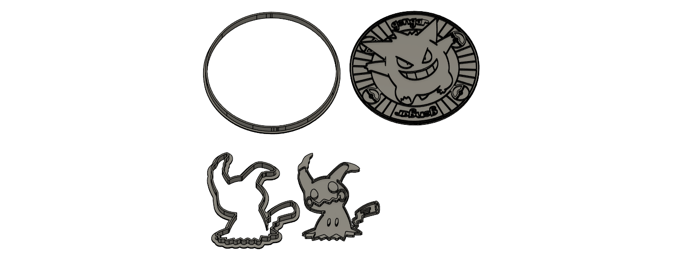 Cookiecutter Pack Gengar y Mimikyu