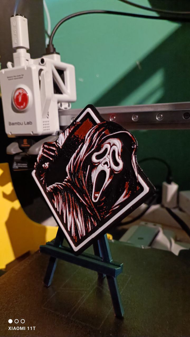 scream hueforge (ghostface) — miniatura 2