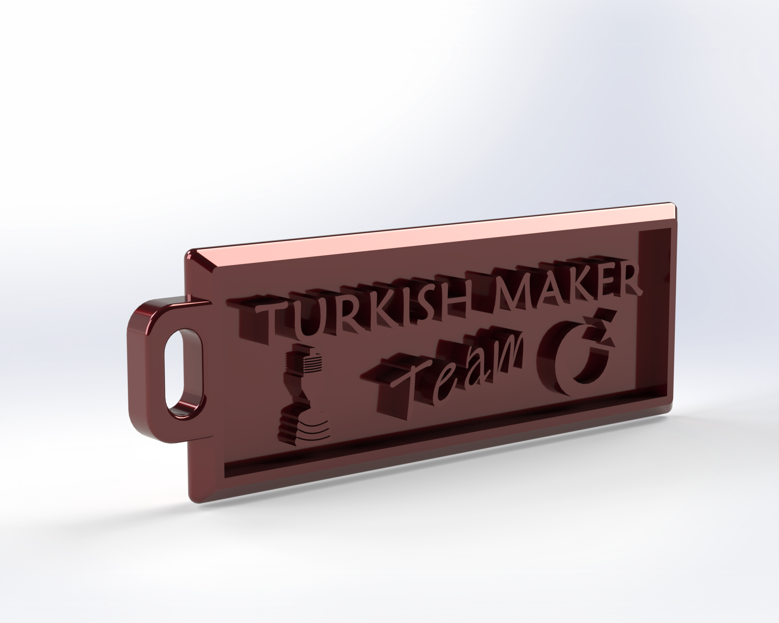 Turkish Maker Team - TMT Keychain - Anahtarlık