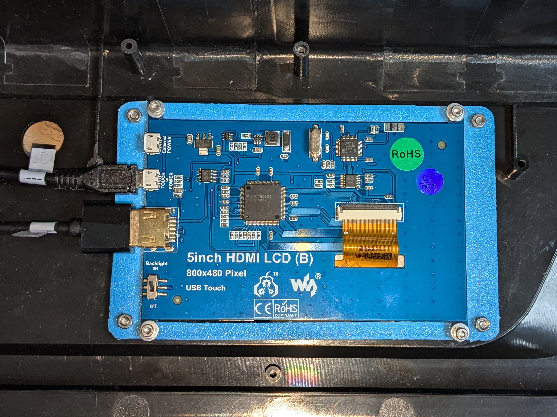Waveshare 5" touchscreen adapter for Qidi X-Max3