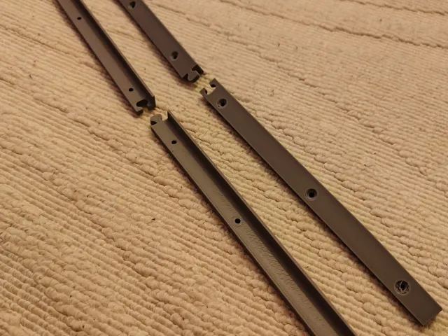 Ikea Trofast drawer support rails