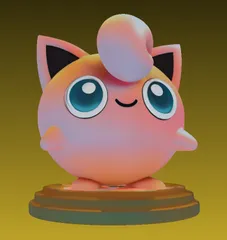 Mewtwo 3d model ( action figure ) chibi anime Pokémon file by