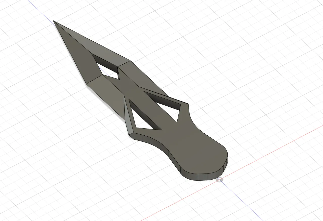 sci-fi throwing knife by dirtmouth_ | Download free STL model ...