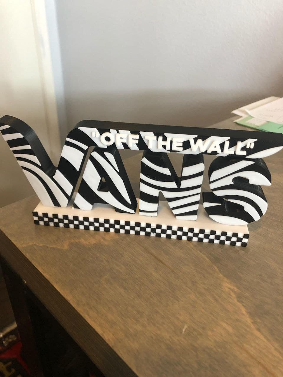 Multi-color Vans Logo Desk Ornament