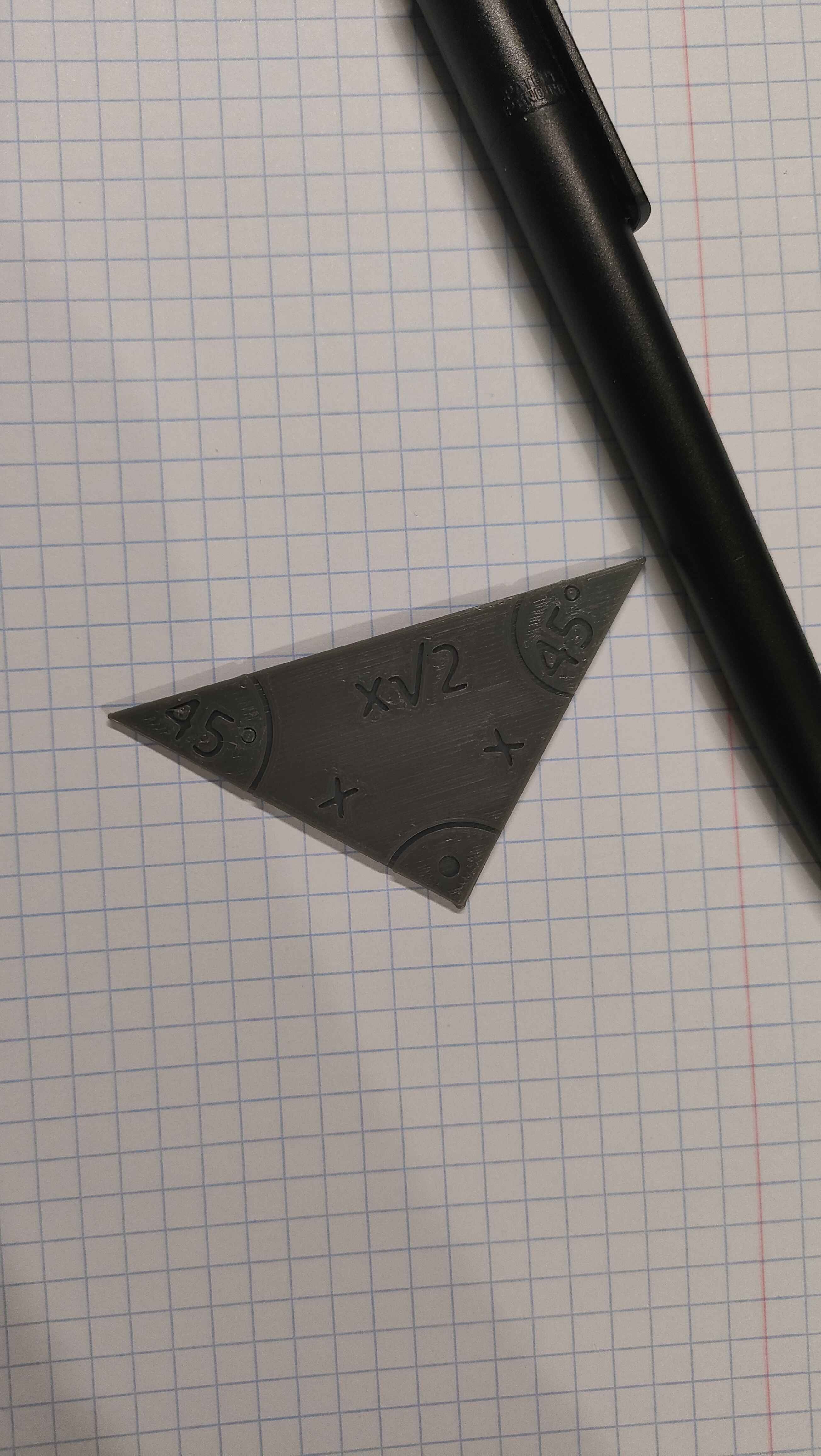 thumbnail image 2 of PRO ART Drafting Triangle 8\" With Finger Lift 45/90 2 of 14