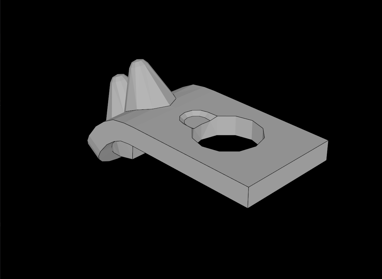 Lego Compatible (39260.dat) Minifig Armor Shoulder Pad with Spikes on Top