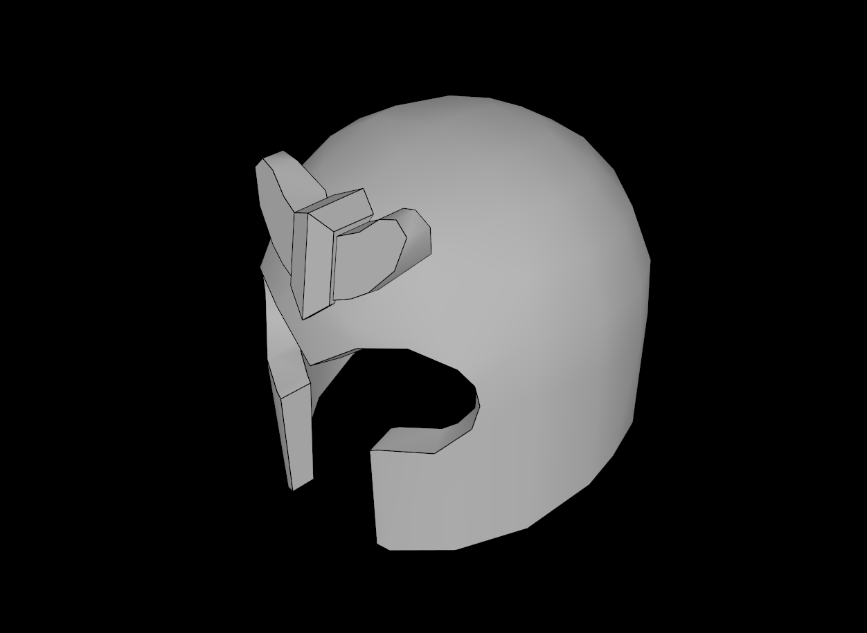 Lego Compatible (10305.dat) Minifig Helmet with Front Prongs