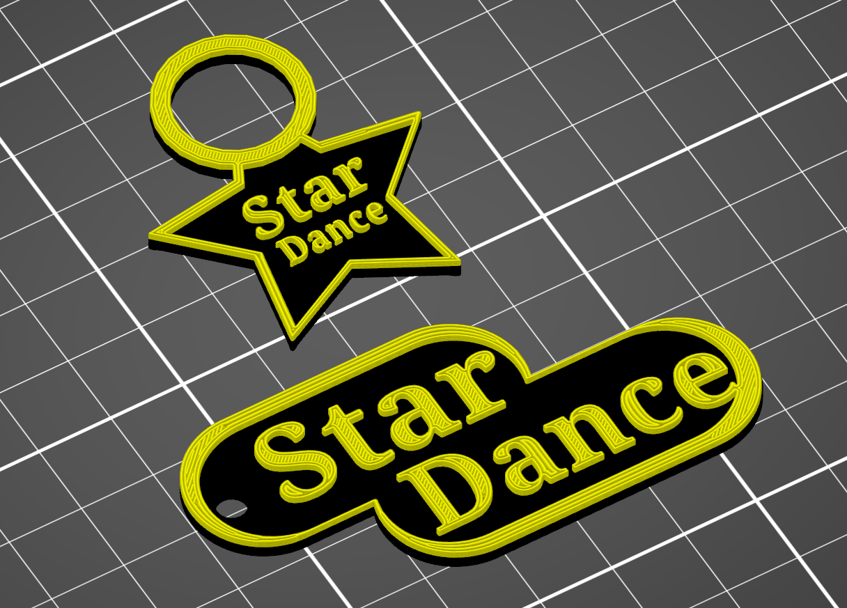 Stardance keychain