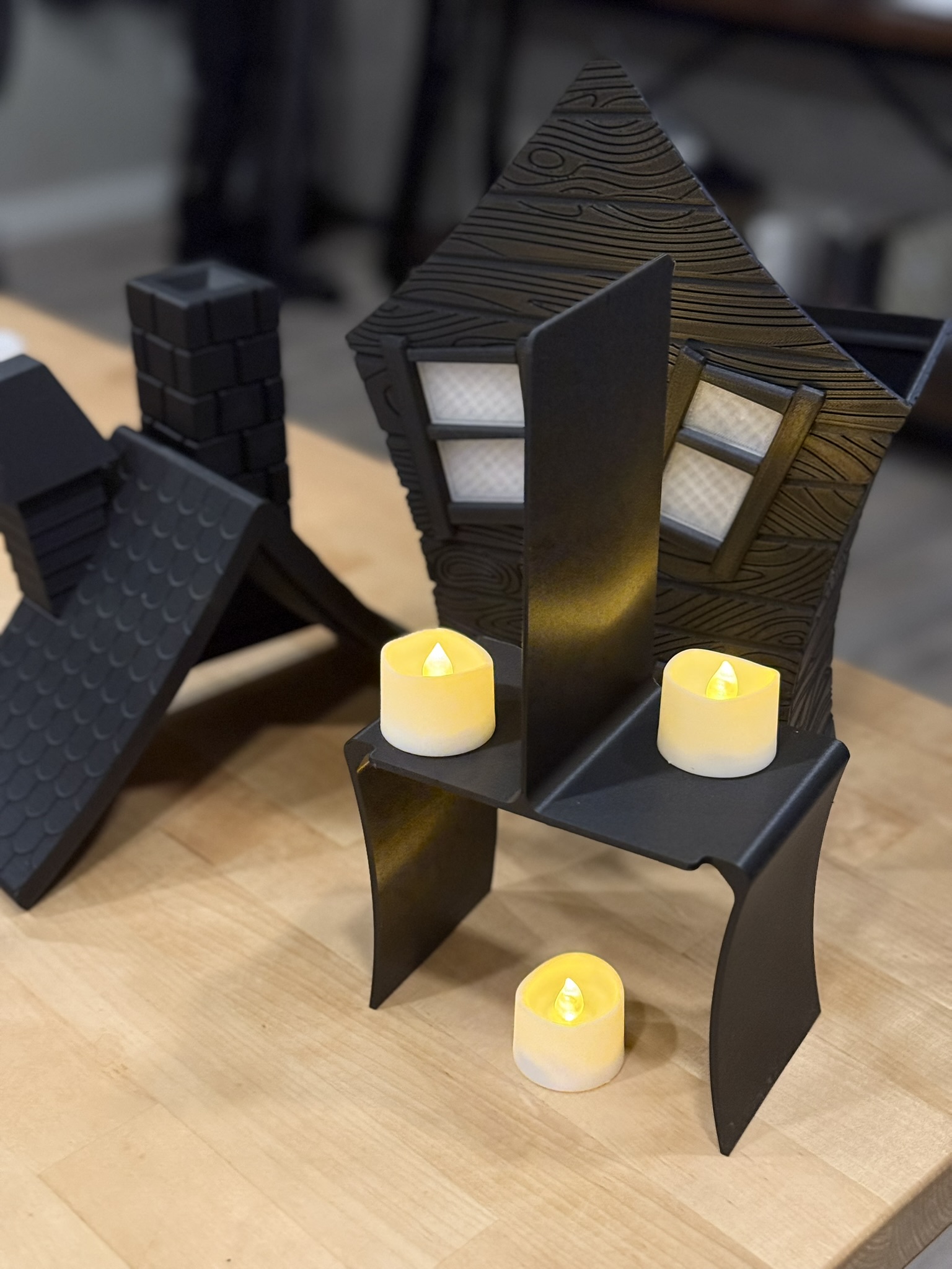 Insert for "Tea Light Haunted House"
