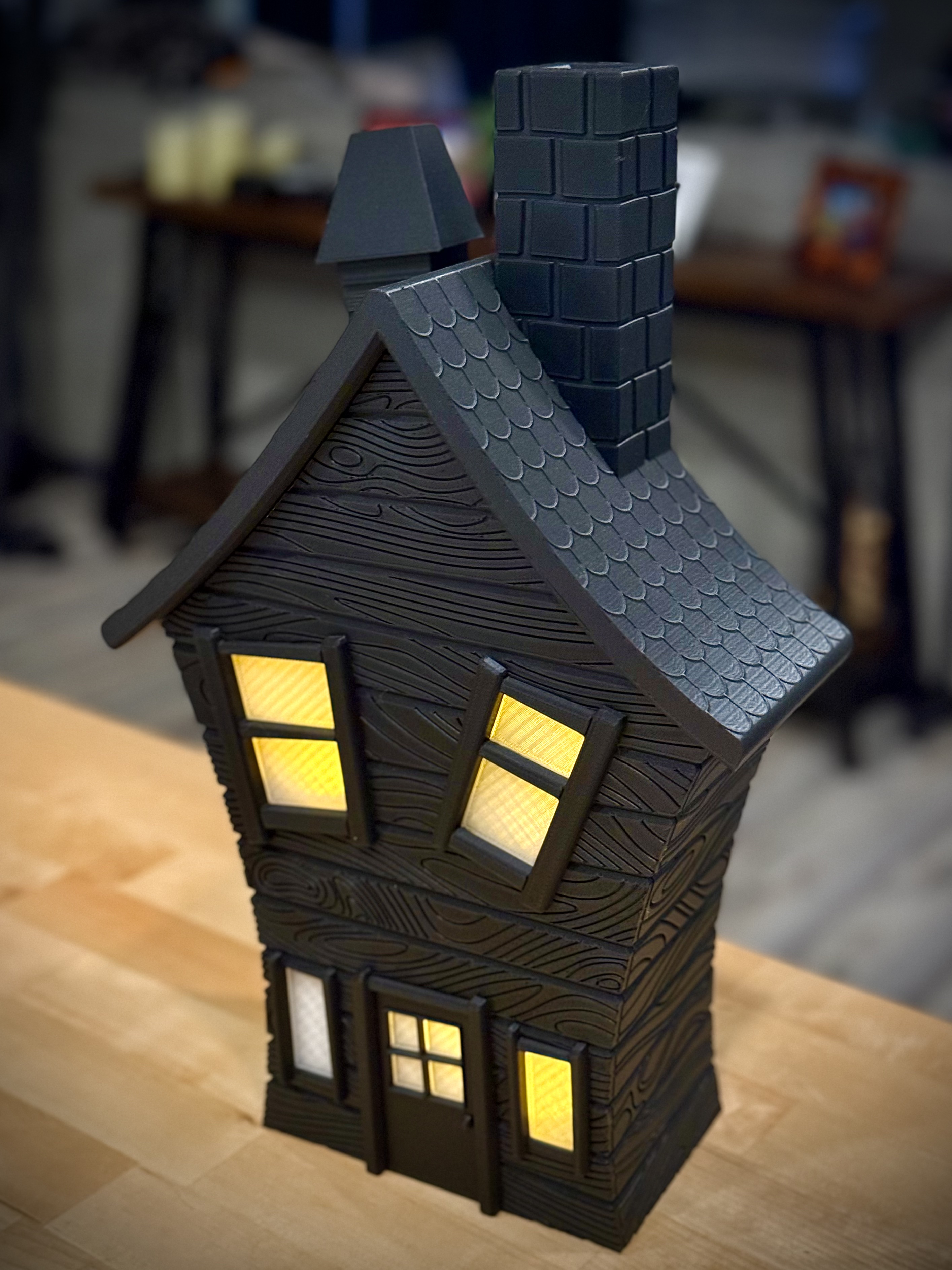 Insert for "Tea Light Haunted House" by InnesPort Download free STL