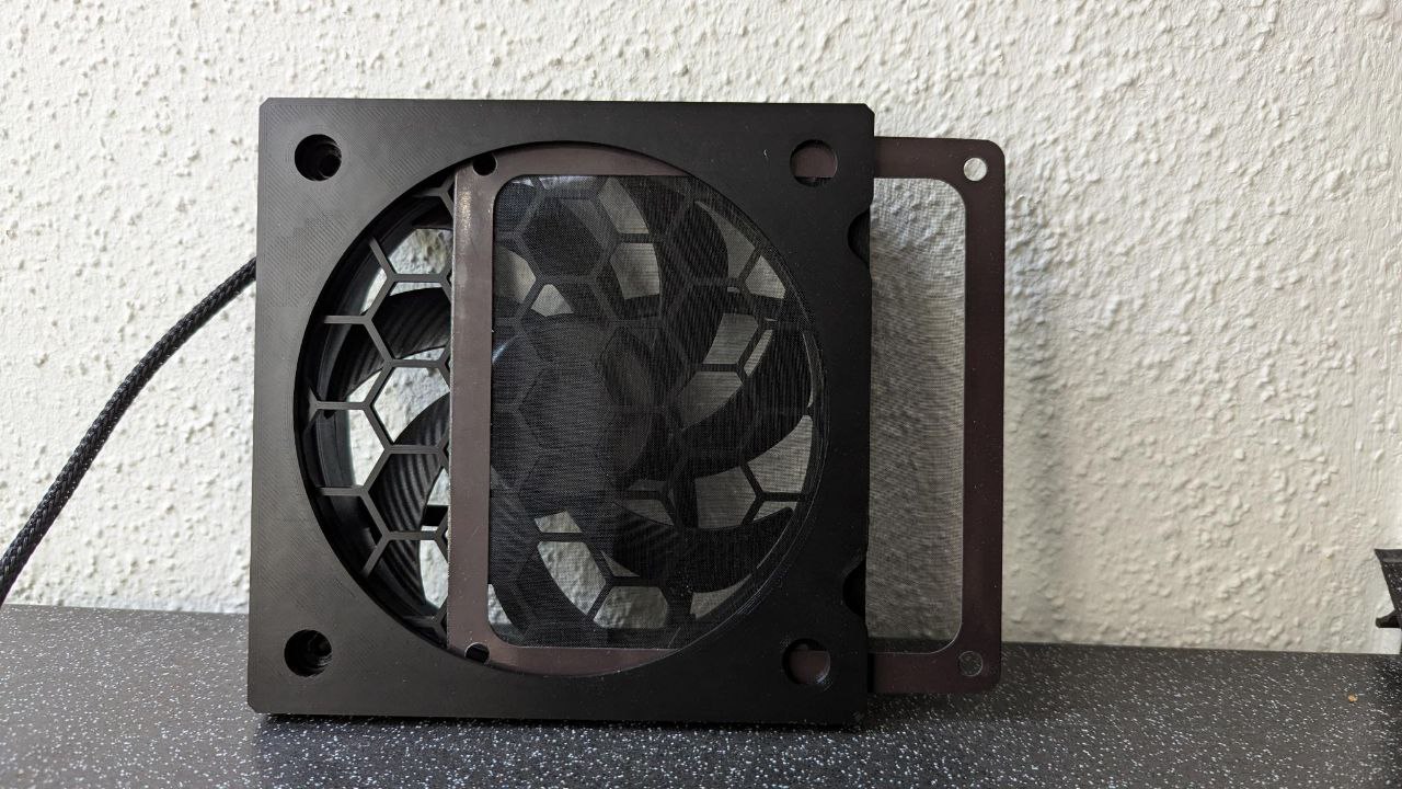 Holder for a 140mm Fan