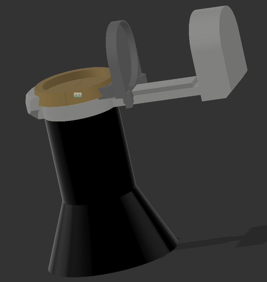 Parametric Spring Loaded Painting Handle