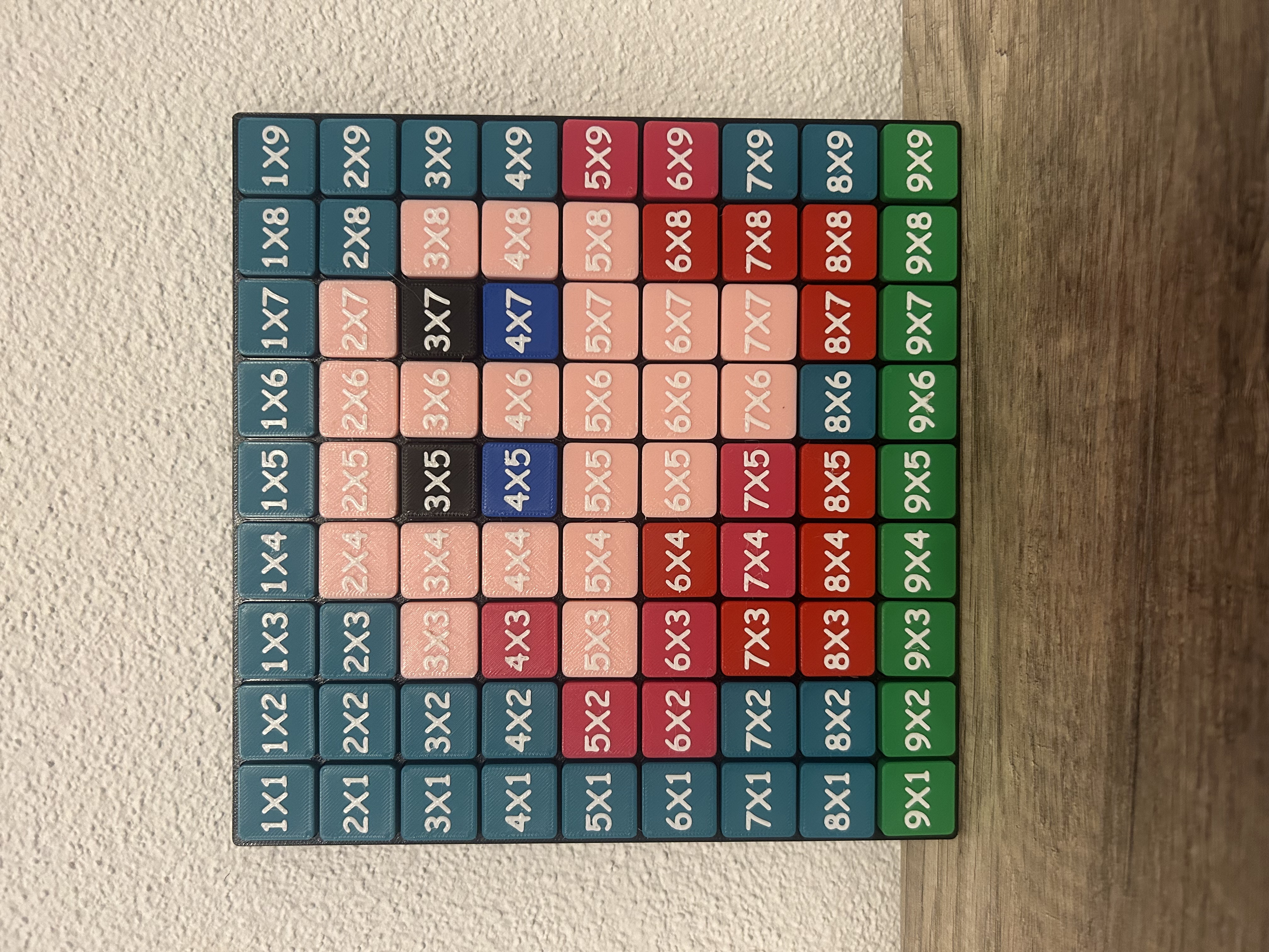 Kirby Pixel art 1X1 math game