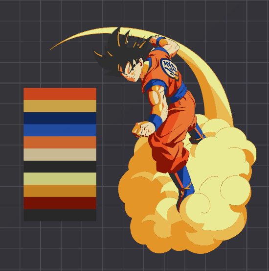 Goku Nimbus Flying Sticker