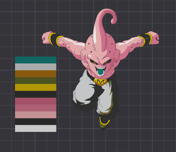 Kid Boo Dragon Ball Z Sticker