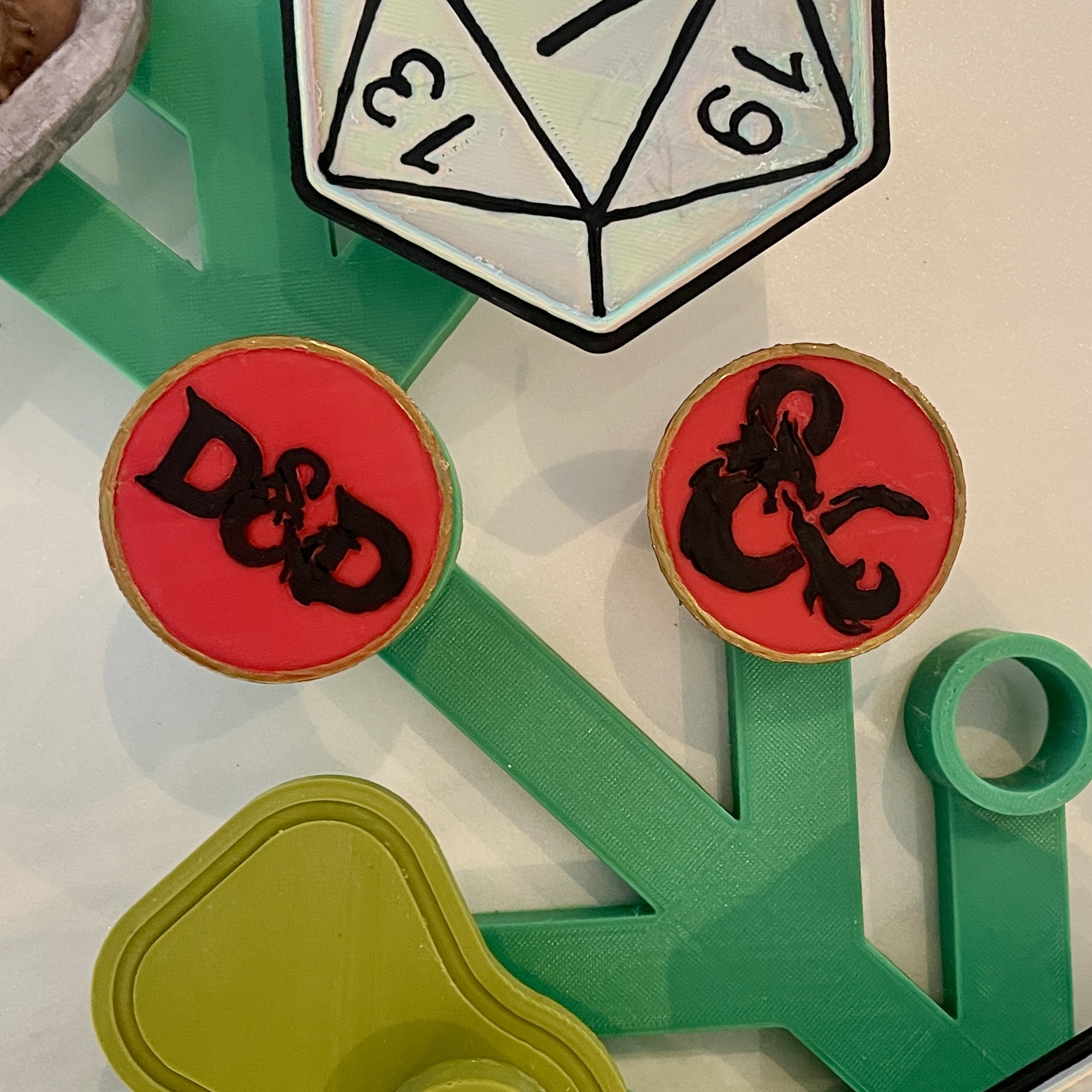D&D Logo Studs for Giant LEGO Wreath