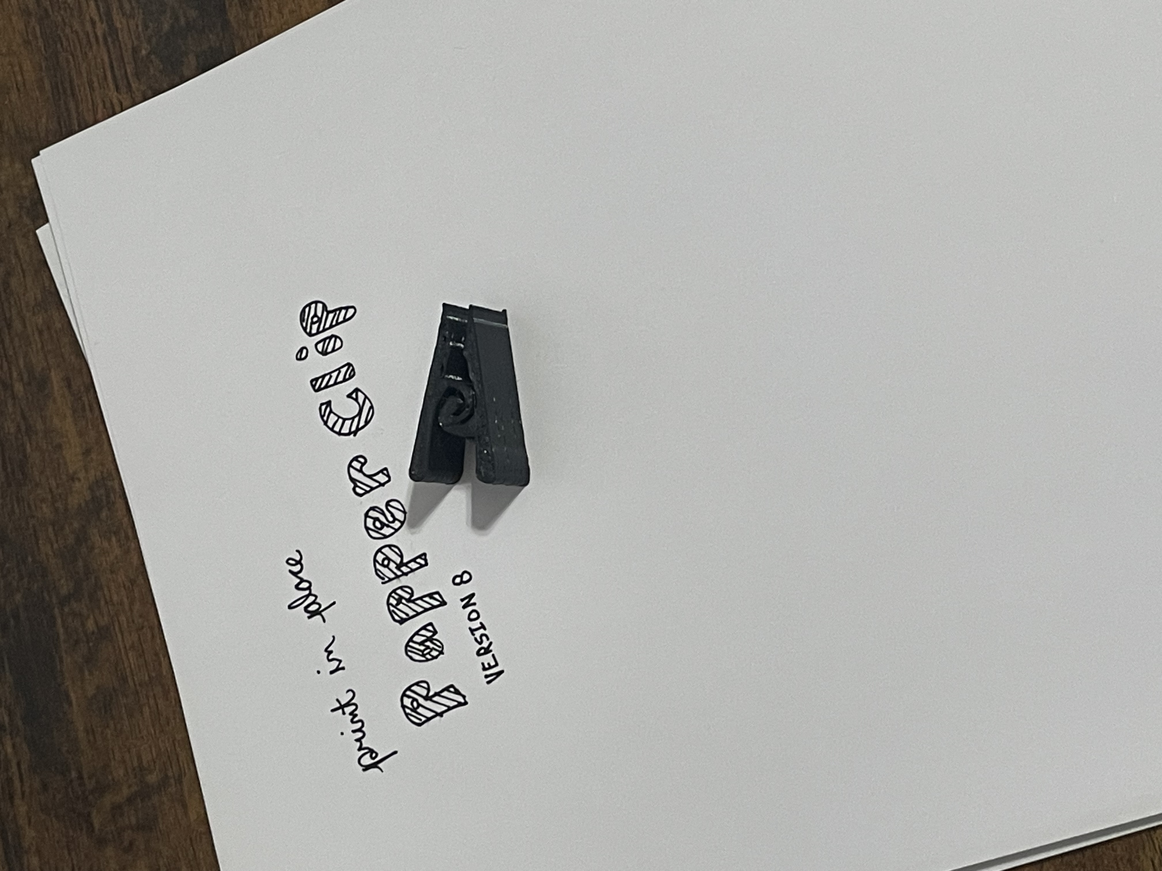 Print In Place Paper Clips v8!