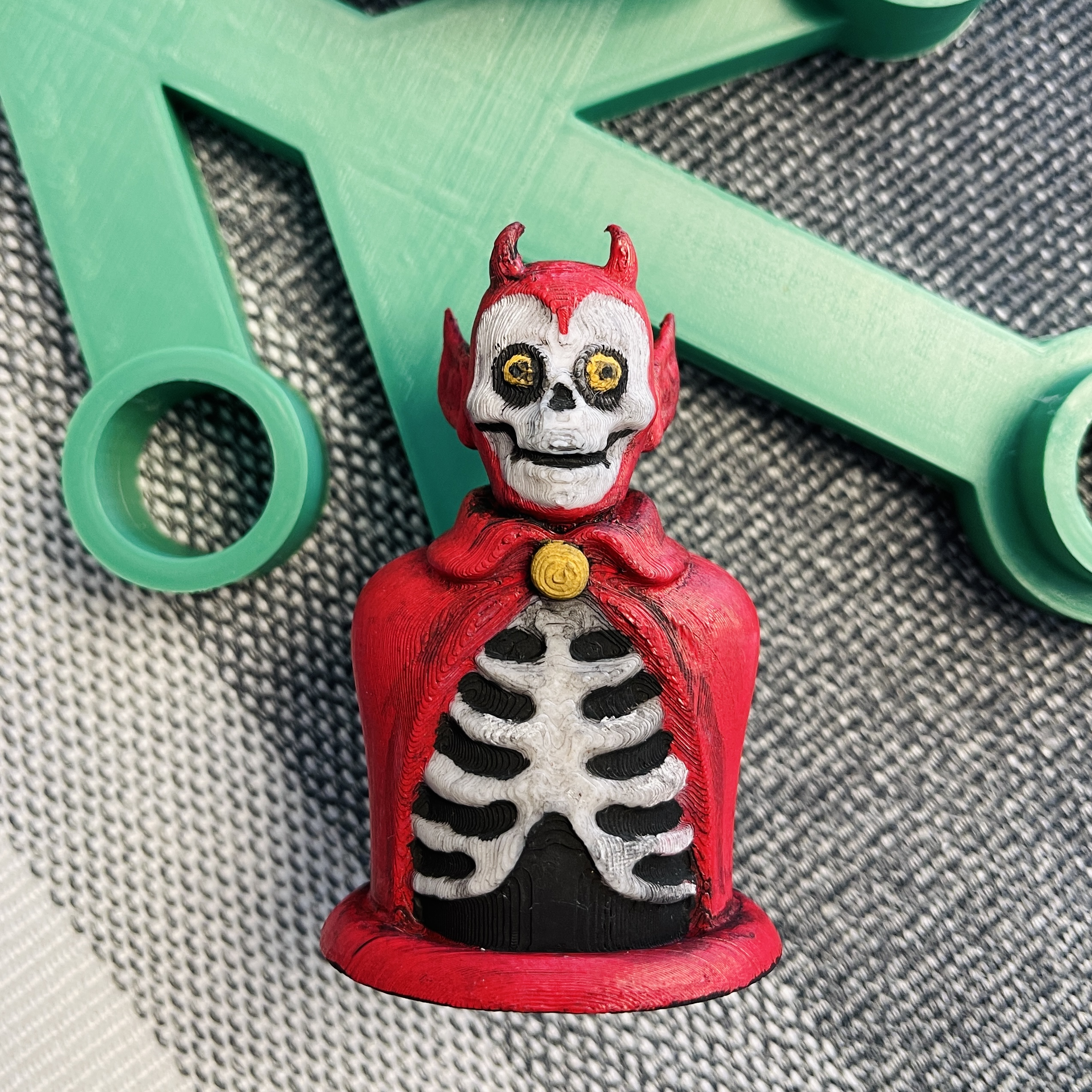 Vintage Devil Skeleton for Giant LEGO Wreath