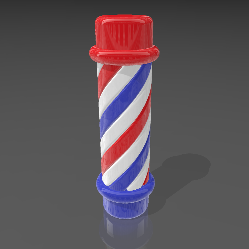 Easy Assembly Barber Pole