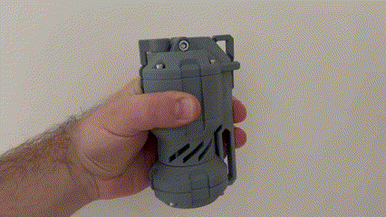 SciFi Grenade - Light Up Functional Prop - Mig86
