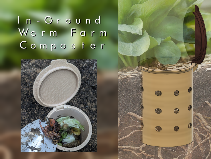 In-Ground Worm Farm Composter