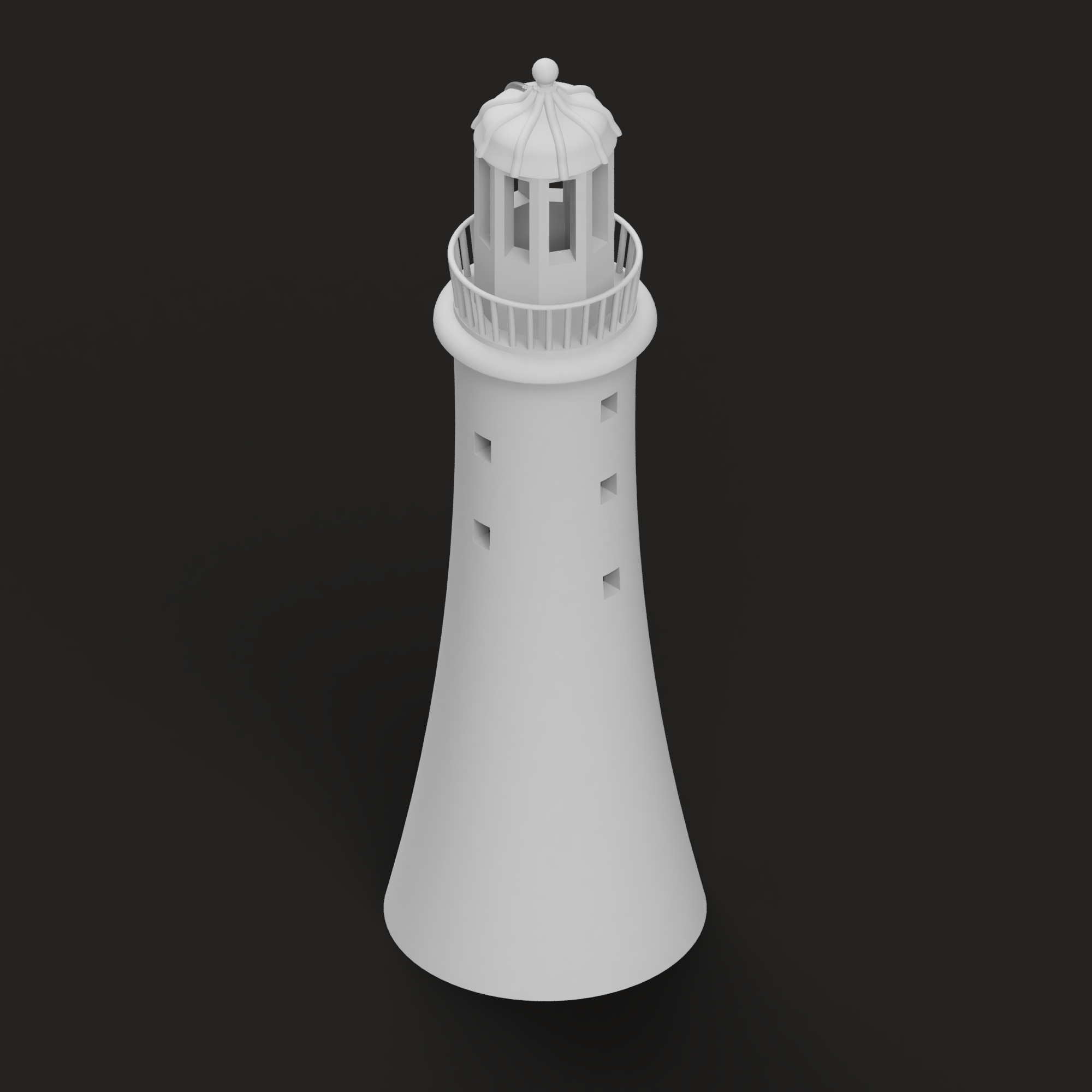 Smeaton's Tower Lighthouse Miniature Model