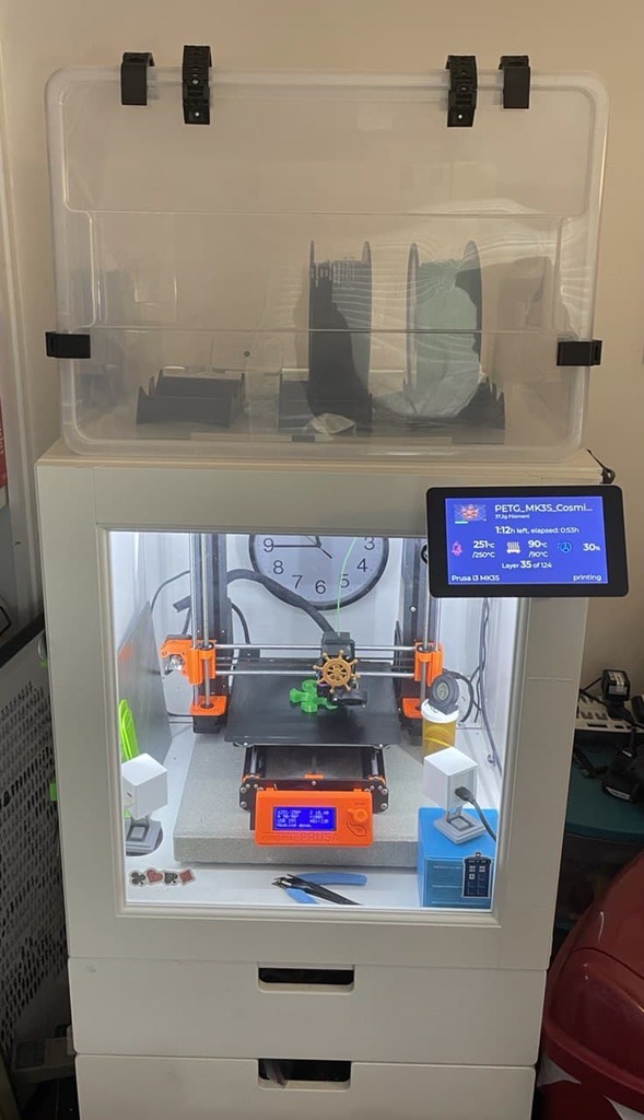 Hinge and Standoffs for Raspberry Touchscreen Case RPI 4B — miniatura 8