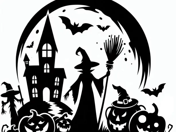 Wall art: Halloween night (1)