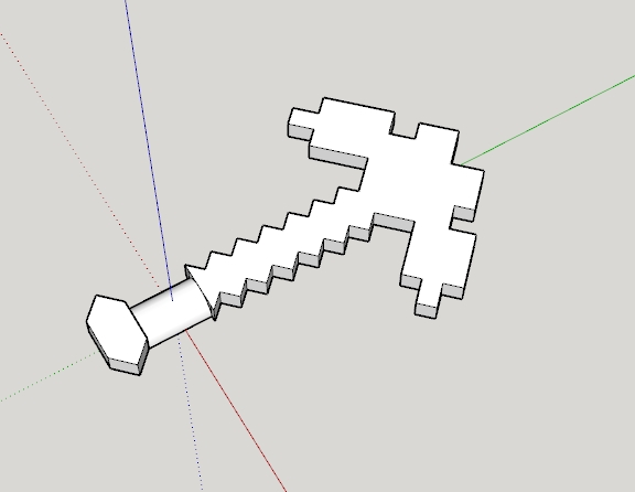 Minecraft Lego AXE 1