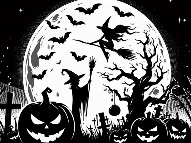 Wall art: Halloween night (4)