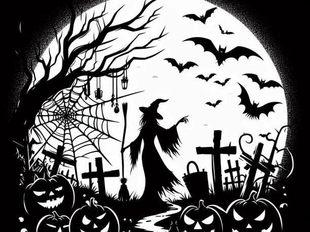 Wall art: Halloween night (5)